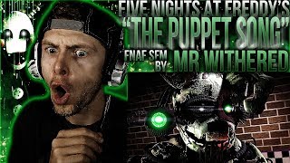 Vapor Reacts 499  FNAF SFM FNAF SONG ANIMATION quotThe Puppet Songquot by Mr Withered REACTION [upl. by Frans]