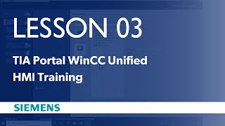 Lesson 03  Simulating Unified Comfort Panel  Siemens HMI Training [upl. by Adrahc]