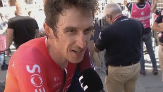 GERAINT THOMAS  Interview At The Finish  Stage 7 GIRO DITALIA 2024 [upl. by Guzel]