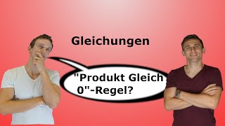 quotProdukt gleich 0quot Regel mit AufgabenLösung [upl. by Oirad]