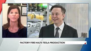 Tesla production halts where amp why [upl. by Assina417]