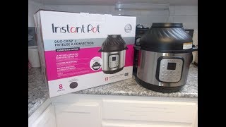 INSTANT POT DUO CRISP  AIR FRYER NEW AND OUT OF THE BOX [upl. by Lottie803]