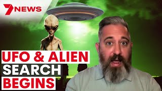 UFO taskforce announced by Pentagon  Jeremy Corbell LIVE interview  7NEWS [upl. by Eirolam]