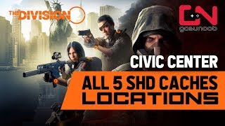 Division 2 All 5 SHD Tech Caches Locations  Civic Center  Warlords of New York [upl. by Yedoc]