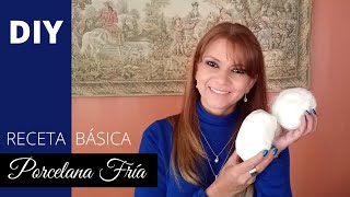 Como hacer PORCELANA FRÍA con 3 ingredientes [upl. by Ateerys]