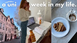 a REALISTIC uni week I Psychologie Lernplan Uniklinik Essstörung amp mein erster Podcast I UNI VLOG [upl. by Kcinom211]