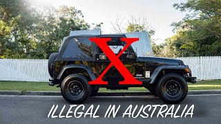 MY JEEP GOT DEFECTED ILLEGAL IN AUSTRLIA [upl. by Namlaz]