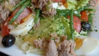 Making salad nicoise [upl. by Araiet]