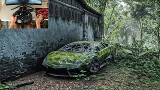 Rebuilding LAMBORGHINI REVENTON 2008  Forza Horizon 5  V10 Steering Wheel  Gameplay [upl. by Boggers295]