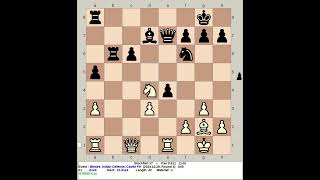 Stockfish 17 vs Pan 0611  Mieses Indian Defense chess [upl. by Dera]