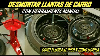 Como desmontar neumaticos con heramienta manual version desde cero con todos los detalles [upl. by Naman34]