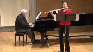 Ibert Flute Concerto Mvt 3  Annie Wu flute [upl. by Sinned774]