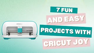 7 Fun and Easy Cricut Joy Projects You Can Make Today [upl. by Dominica64]