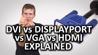 HDMI DisplayPort VGA and DVI as Fast As Possible [upl. by Wira511]