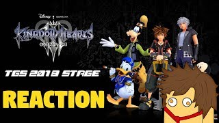 BIG YELLS  TGS 2018 Kingdom Hearts 3 Extended Gamplay amp SoraAqua Fight Reaction [upl. by Bainter]