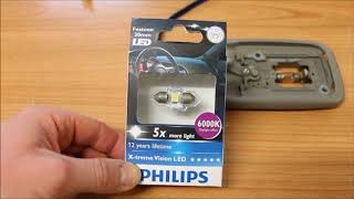 Project Altezza  Philips X treme Vision LED Festoon 6000K 12V LED Bulb [upl. by Odnalref]