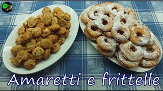 Amaretti e frittelle di melefritto misto piemontesecomponente dolce [upl. by Berta]