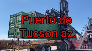 descargando en el puerto de Tucson Arizona 🇺🇸 usa [upl. by Raynell]