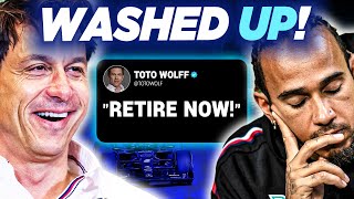 Toto Wolff is FINISHED With quotTOO OLDquot Lewis Hamilton [upl. by Cyb494]