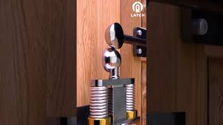 Door lock concepts  Automatic spring latch  Clip 35 shorts door woodworking doorlock [upl. by Ocire41]