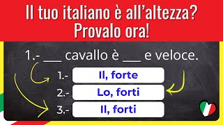 Esercitati con larticolo e laggettivo con questi esercizi di grammatica italiana [upl. by Atikaj]