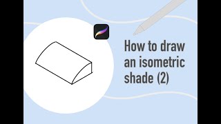 How to draw an isometric shade 2 [upl. by Eglanteen]