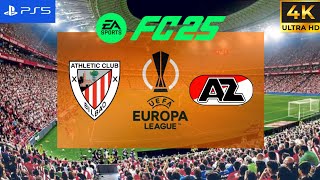 FC 25  Athletic Bilbao vs AZ Alkmar  UEFA Europa League 2425  PS5 4K [upl. by Adala]