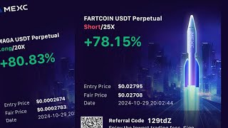 ‎ترید با ۱۵۰سود MAGA 20x 80 fartcoin 25x 78 [upl. by Eustache]