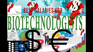 TOP 3 branches of the BIOTECHINDUSTRY  Highest PAYING SALARIES for STARTERS [upl. by Kevan]