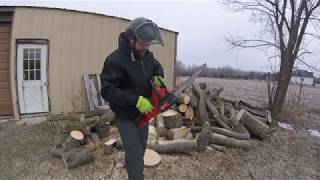 Milwaukee Chainsaw Review and Saw in Action [upl. by Rramed698]