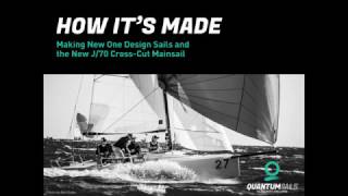 How Its Made  The New J70 Mainsail [upl. by Hazeefah545]