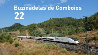 Buzinadelas de Comboios 22  Train Horns Compilation 22 [upl. by Rutger]