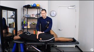 Piriformis Static Manual Release [upl. by Kneeland]