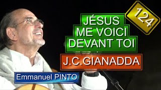 JÉSUS ME VOICI DEVANT TOI  JeanClaude GIANADDA  Instrumental avec les paroles  DEV173  N°124 [upl. by Anyer218]