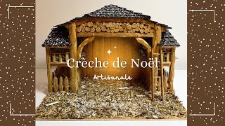 INCROYABLE CRÈCHE de NOËL en bois faite MAIN [upl. by Noied]