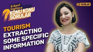 Konu Konu Sorular  8Sınıf İngilizce Soru Çözümü  Tourism  Extracting Some Specific  LGS 2024 [upl. by Yejus]