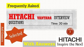 Hitachi Technical Interview  Questions  Associate  Campus Hiring  Fresher [upl. by Tenenbaum]