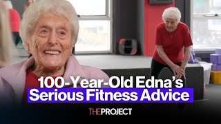 102YearOld Edna’s Serious Fitness Advice [upl. by Erlina]