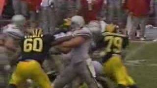 Kirk Herbstreit  knocked out against Michigan  1991 [upl. by Verdie]