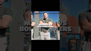 MARINES VS BODYBUILDERS 💀 gym gymedit bodybuilder [upl. by Esilenna]