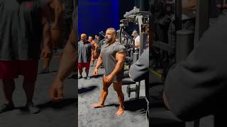 Hadi Choopan pumps up backstage at the Olympia [upl. by Ardnosak367]