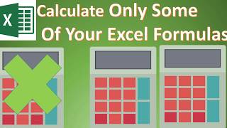 Calculate Only Some Of Your Workbook’s Formulas  Excel Tip [upl. by Aisats]