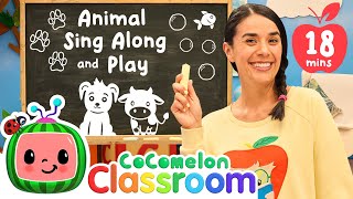 Animals Sing Along and Play  Toddler and Kids Learning With Ms Appleberry  CoComelon Classroom [upl. by Adnaw61]