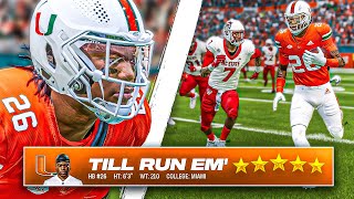 NCAA Football 24 Road To Glory  Speedy Running Back Commits to The U [upl. by Fisken]