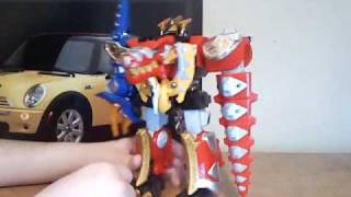 Power Rangers Dino Thunder Thundersaurus Megazord Review [upl. by Lesslie]