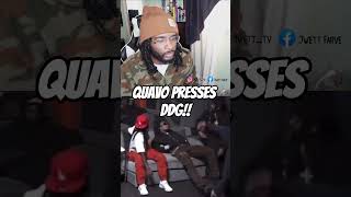 QUAVO PRESSES DDG viral trending ddg quavo kai [upl. by Ddal]