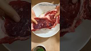 Antrikot marine🥩 Detaylar videoda☝🏼 Abone olmayı unutmayın 🙏🏼antrikot youtubeshorts [upl. by Ramirolg399]