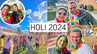 🇬🇧🇮🇳London Ki Holi 🎨 Swami Narayan Temple 🙏🏼How Indians Celebrate Holi In London 🎊 [upl. by Cassi422]