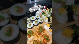 How to make SHRIMP TEMPURA at home cooking sushi [upl. by Eignat]