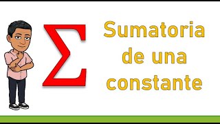 Como resolver una sumatoria de una constante Ejemplo 1 y 2 [upl. by Ylyl310]